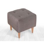 Σκαμπώ Tomp καφέ χρώμα 43x43cm ed9580