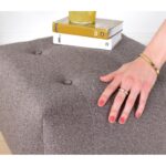 Σκαμπώ Tomp καφέ χρώμα 43x43cm ed9580 - Image 3