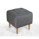 Σκαμπώ Tomp γκρι χρώμα 43x43cm ed9584