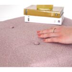 Σκαμπώ Tomp ροζ χρώμα 43x43cm ed9585 - Image 3