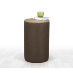 Σκαμπώ Amichi καφέ 52x31cm ed9588