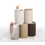 Σκαμπώ Amichi καφέ 52x31cm ed9588 - Image 2