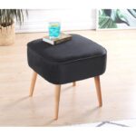 Σκαμπώ Mai σκούρο γκρι 45x43cm ed9606 - Image 4