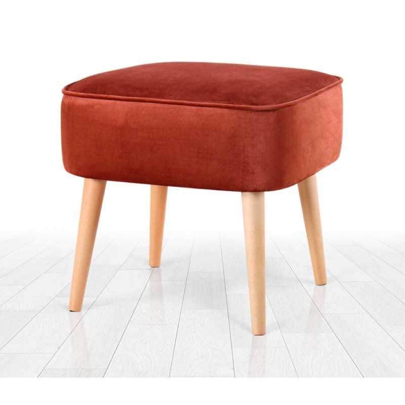 9607_0-800x800 Σκαμπώ Mai κεραμιδί 45x43cm ed9607 - Image 1