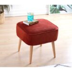 Σκαμπώ Mai κεραμιδί 45x43cm ed9607 - Image 3