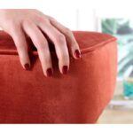 Σκαμπώ Mai κεραμιδί 45x43cm ed9607 - Image 2