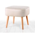 Σκαμπώ Mai κρεμ 45x43cm ed9608