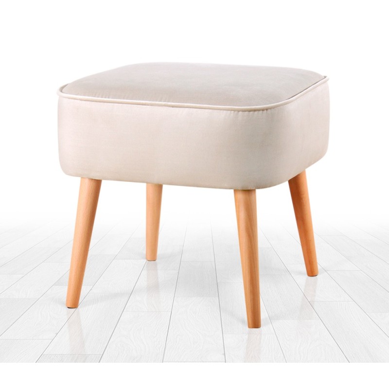 9608_0-800x800 Σκαμπώ Mai κρεμ 45x43cm ed9608 - Image 1