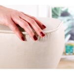 Σκαμπώ Mai κρεμ 45x43cm ed9608 - Image 3