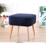 Σκαμπώ Mai Navy Blue 45x43cm ed9609 - Image 5