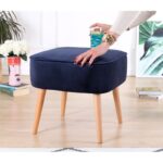 Σκαμπώ Mai Navy Blue 45x43cm ed9609 - Image 4