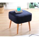 Σκαμπώ Mai Navy Blue 45x43cm ed9609 - Image 2