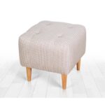 Σκαμπώ Punte κρεμ 43x43cm ed9614