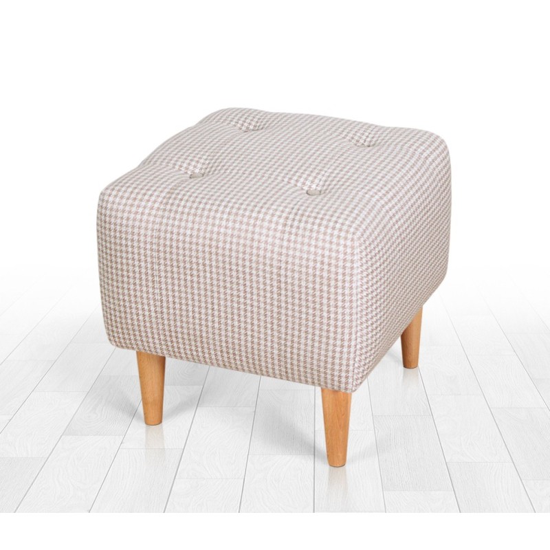 9614_0-800x800 Σκαμπώ Punte κρεμ 43x43cm ed9614 - Image 1