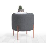 Σκαμπώ Rame γκρι 42x40cm ed9622 - Image 5