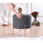 Σκαμπώ Rame γκρι 42x40cm ed9622 - Image 3