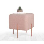 Σκαμπώ Rame ροζ 42x40cm ed9626 - Image 5