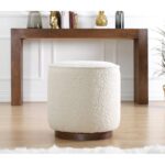 Σκαμπώ Hellin λευκό 43x42cm ed9630 - Image 5