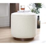 Σκαμπώ Hellin λευκό 43x42cm ed9630 - Image 2