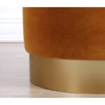 Σκαμπώ Memfis Cinnamon 45x40cm ed9631 - Image 4