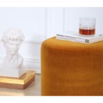 Σκαμπώ Memfis Cinnamon 45x40cm ed9631 - Image 3