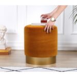 Σκαμπώ Memfis Cinnamon 45x40cm ed9631 - Image 2