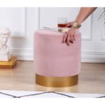 Σκαμπώ Memfis ροζ 45x40cm ed9634 - Image 4