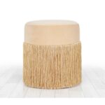 Σκαμπώ Mercurio χρυσό 40x45cm ed9635