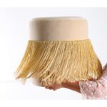 Σκαμπώ Mercurio χρυσό 40x45cm ed9635 - Image 3