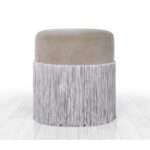 Σκαμπώ Mercurio γκρι 40x45cm ed9636