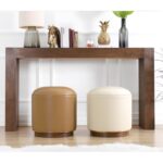 Σκαμπώ Milotte κρεμ 43x42cm ed9638 - Image 5