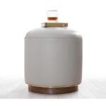 Σκαμπώ Milotte γκρι 43x42cm ed9639