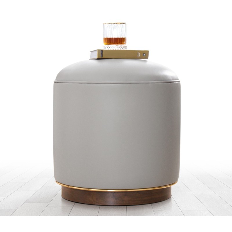 9639_0-800x800 Σκαμπώ Milotte γκρι 43x42cm ed9639 - Image 1