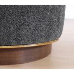 Σκαμπώ Zeone γκρι 43x42cm ed9640 - Image 2