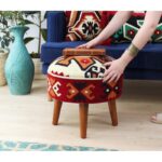 Σκαμπώ Meli Multicolor 42x46cm ed9644 - Image 4