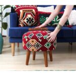 Σκαμπώ Meli Multicolor 42x46cm ed9645 - Image 2