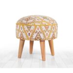 Σκαμπώ Vei κίτρινο 42x46cm ed9647