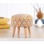 Σκαμπώ Vei πορτοκαλί 42x46cm ed9648 - Image 5