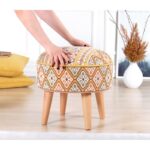 Σκαμπώ Vei πορτοκαλί 42x46cm ed9648 - Image 4