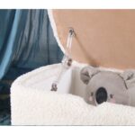 Αποθηκευτικό Σκαμπώ Mai λευκό 61x40x37cm ed9654 - Image 2