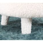 Σκαμπώ Mai λευκό 46x51x33cm ed9657 - Image 2