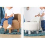 Σκαμπώ Mai ροζ 46x51x33cm ed9659 - Image 2