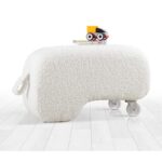 Σκαμπώ Mai λευκό 58x36x35cm ed9660