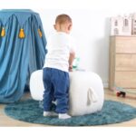 Σκαμπώ Mai λευκό 58x36x35cm ed9660 - Image 5