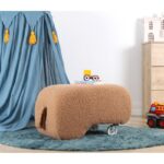 Σκαμπώ Mai καφέ 58x36x35cm ed9661 - Image 5