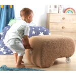 Σκαμπώ Mai καφέ 58x36x35cm ed9661 - Image 4