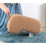 Σκαμπώ Mai καφέ 58x36x35cm ed9661 - Image 2