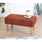 Σκαμπώ Square πορτοκαλί 80x41x40cm ed9664 - Image 3