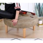 Σκαμπώ Square καφέ 80x41cm ed9666 - Image 2