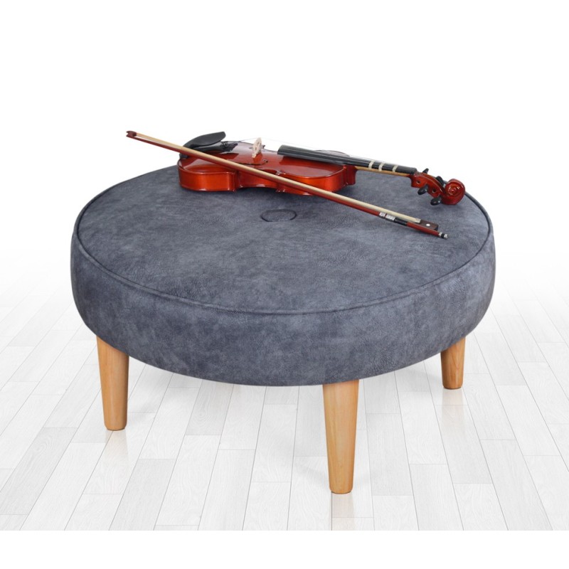 9669_0-800x800 Σκαμπώ Square γκρι 80x41cm ed9669 - Image 1